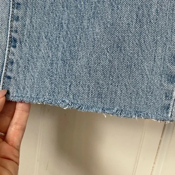 Slvrlake Sierra Light Wash Jeans Straight Leg 26 Distressed Valley of Fire - Picture 8 of 12